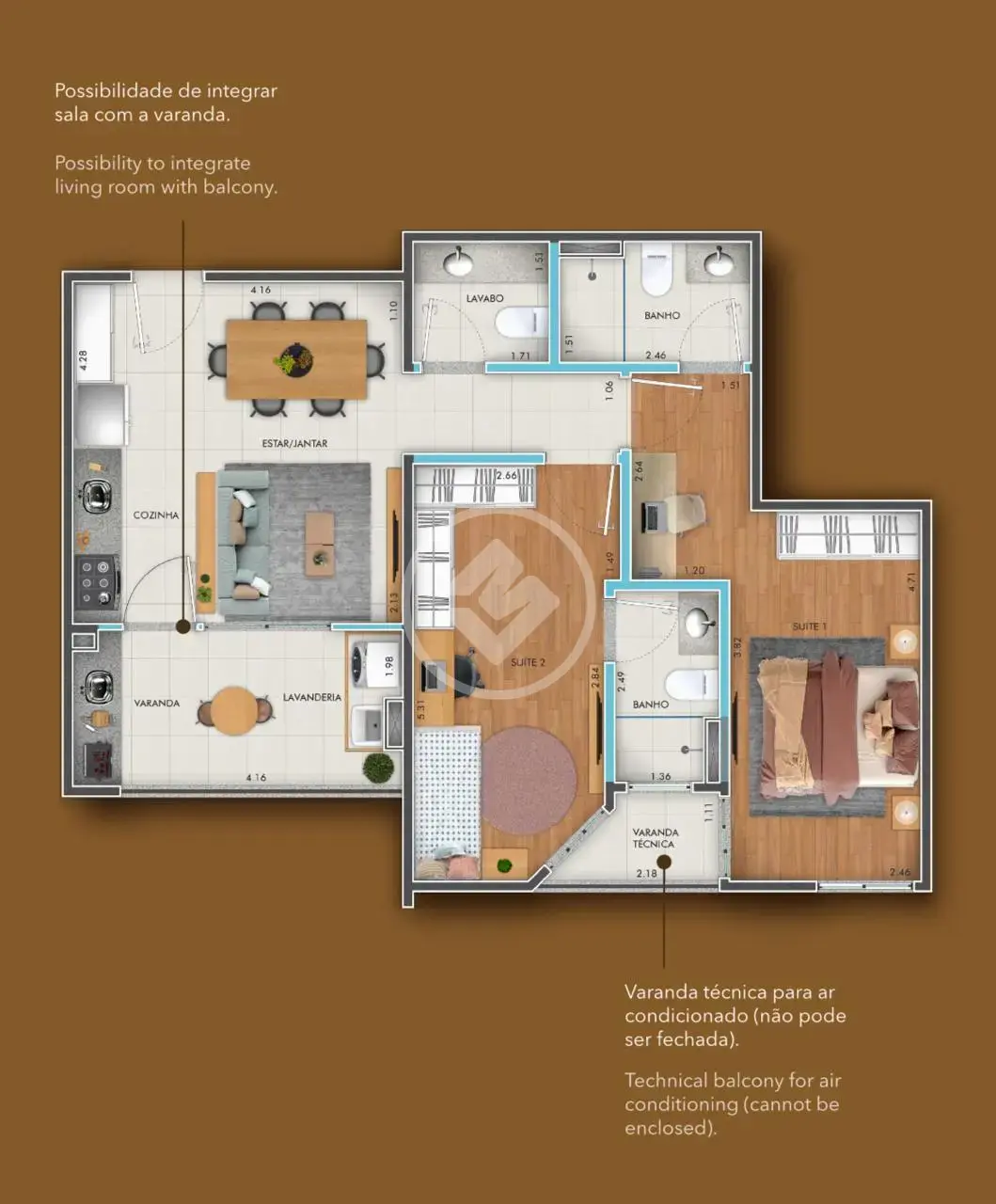 Image 17 - Apartamento em Recanto Quarto Centenário, Jundiaí - SP