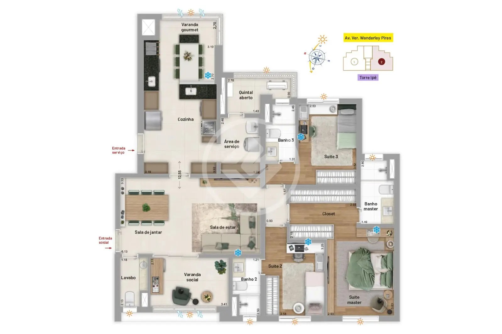 Imagem 3 - Apartamento em Ponte de Campinas, Jundiaí - SP