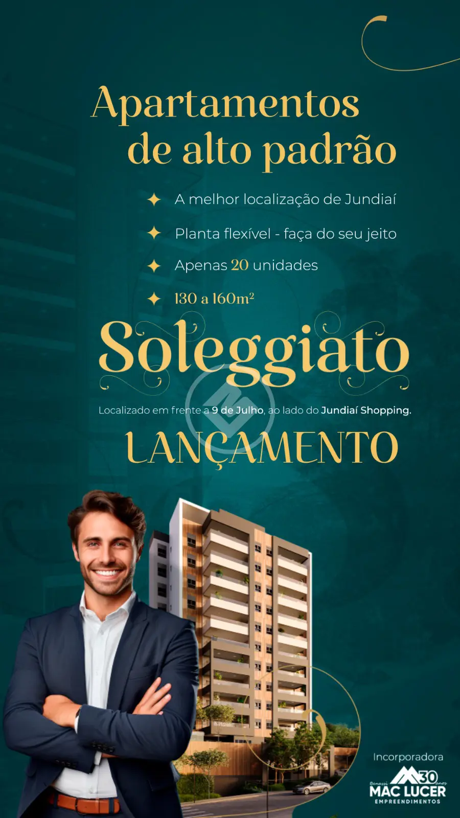 Apartamento Anhangabaú, Jundiaí - SP — foto 1