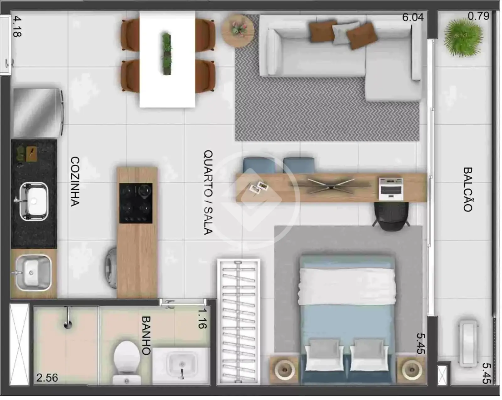 Image 11 - Loft / Studio em Setor Pedro Ludovico, Goiânia - GO