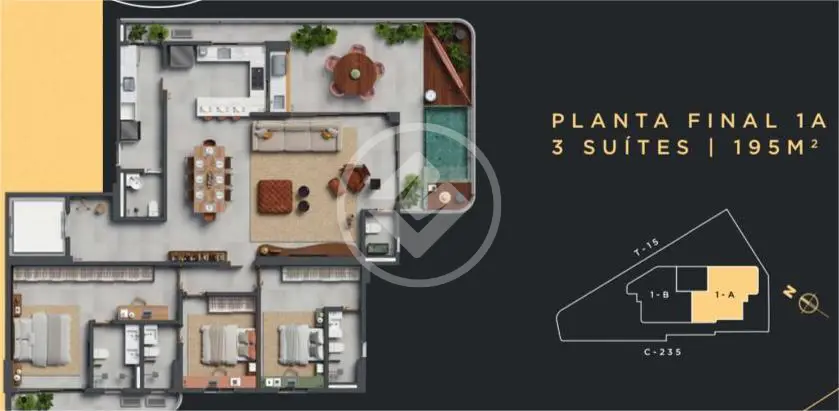 Apartamento Setor Bueno, Goiânia - GO — foto 2