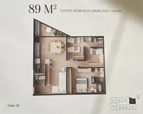Apartamento Parque Amazônia, Goiânia - GO — foto 1