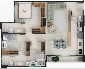 Imagem 5 - Apartamento em Setor Oeste, Goiânia - GO