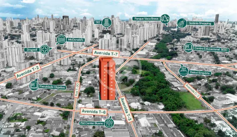 Imagem 1 - Apartamento em Setor Bueno, Goiânia - GO