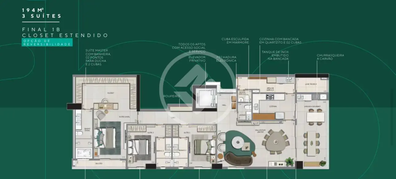 Image 17 - Apartamento em Setor Marista, Goiânia - GO