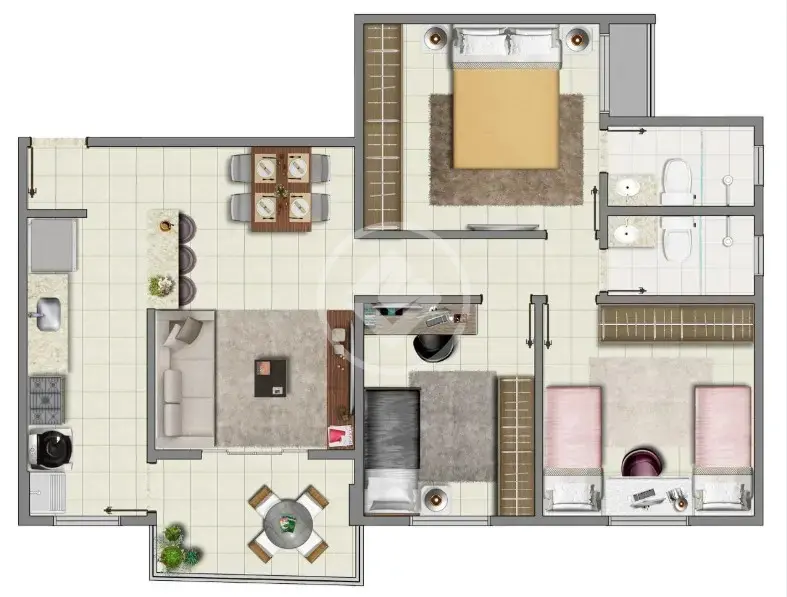 Imagem 1 - Apartamento em Alliance Yes Garden, Rio Verde - GO