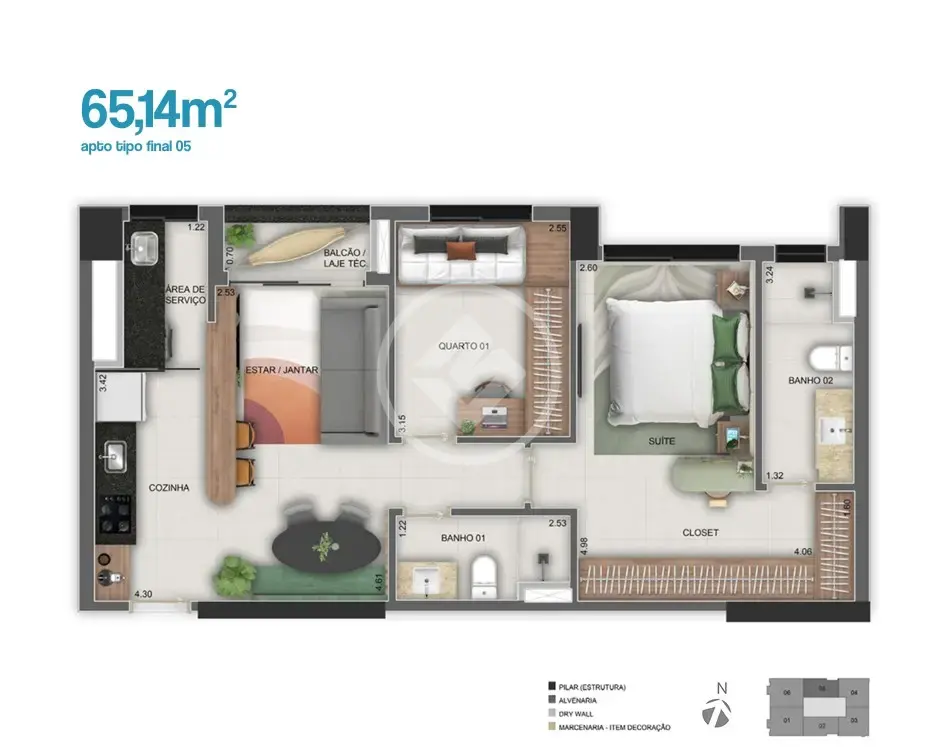 Imagem 1 - Apartamento em Setor Bueno, Goiânia - GO