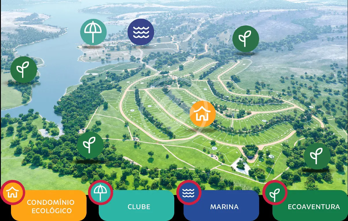 Imagem 2 - Terreno Condomínio em Lago Corumbá IV, Abadiânia - GO