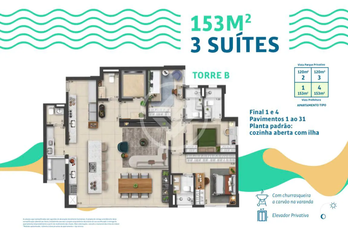 Image 13 - Apartamento em PARK LOZANDES, Goiânia - GO