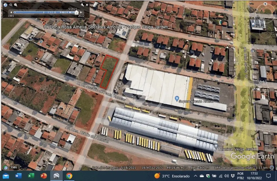 Terreno Parque Veiga Jardim, Aparecida de Goiânia - GO — foto 1