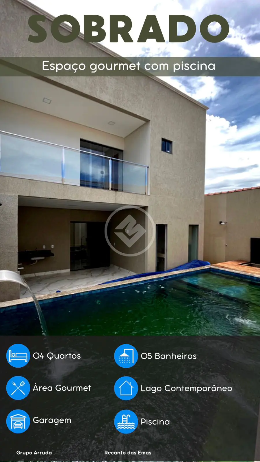 Sobrado Residencial Recanto das Emas, Goiânia - GO — foto 1