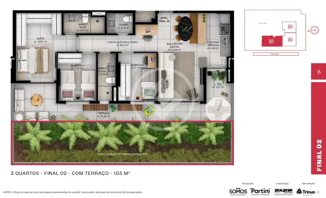 Imagem 2 - Apartamento em Setor Marista, Goiânia - GO
