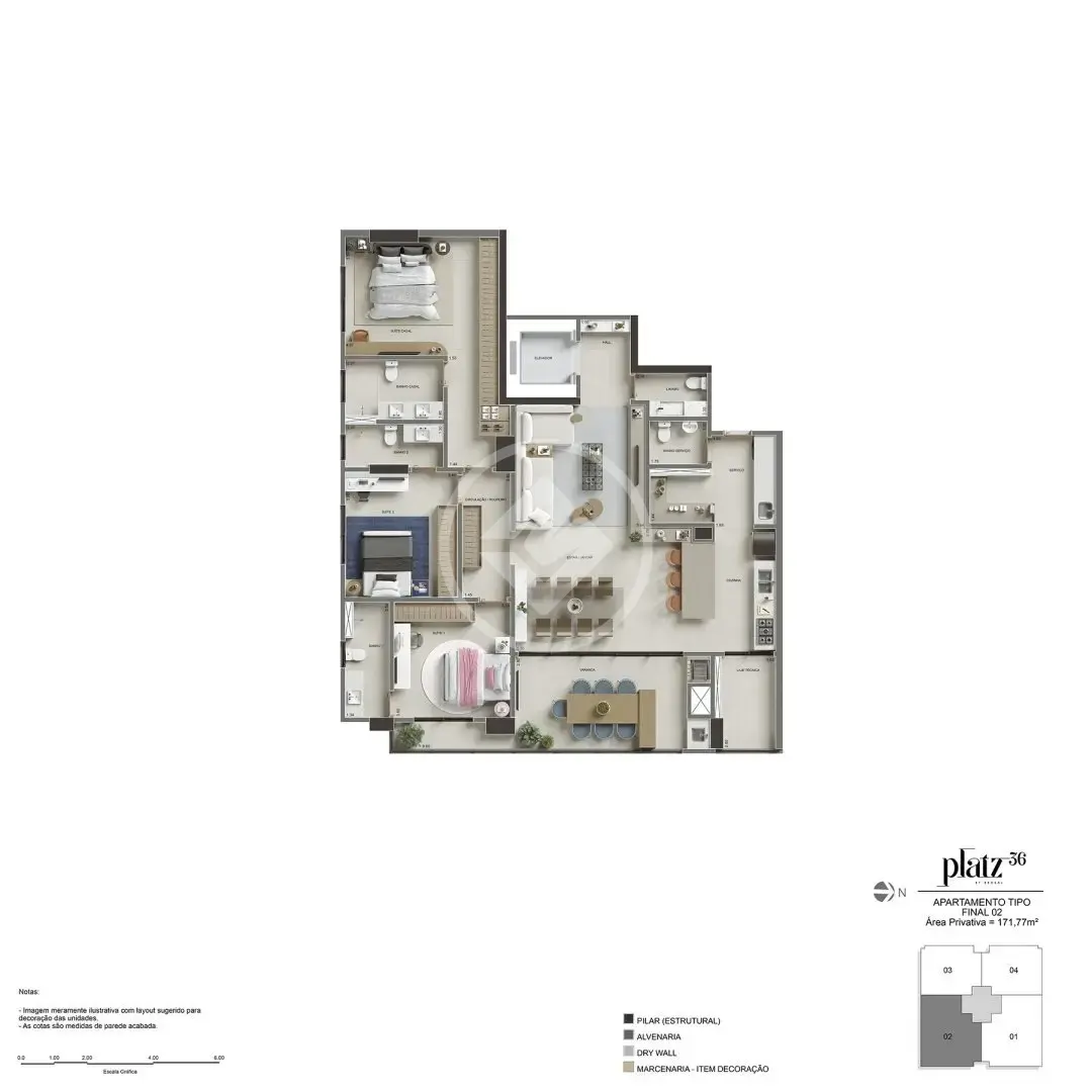 Image 5 - Apartamento em Setor Bueno, Goiânia - GO