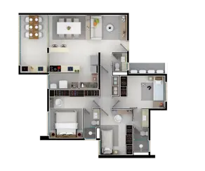 Imagem 3 - Apartamento em Graciosa - Orla 14, Palmas - TO