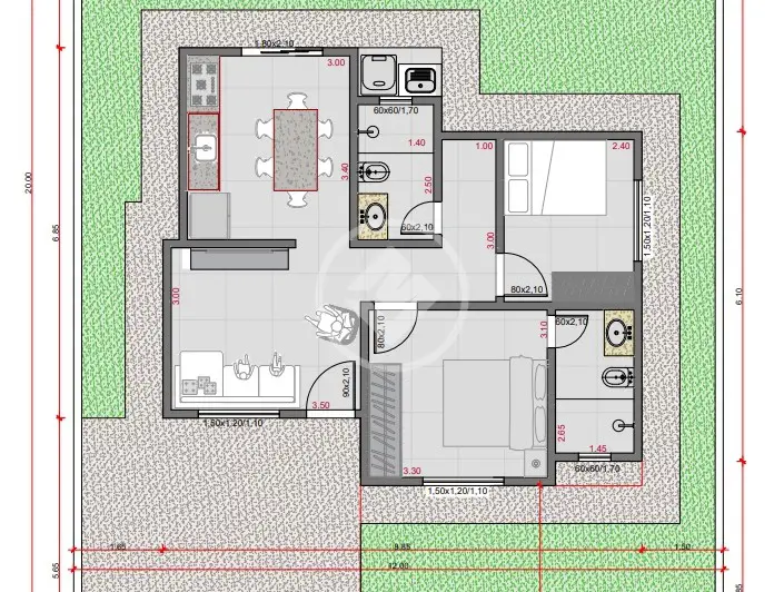 Imagem 1 - Casa em Junco, Cáceres - MT