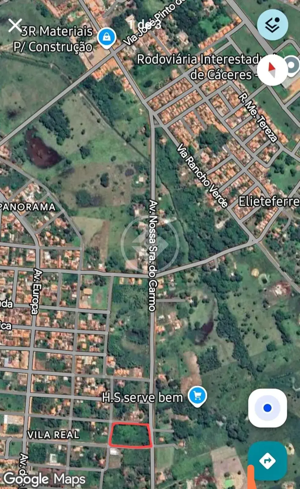 Imagem 1 - Terreno em Vila Real, Cáceres - MT