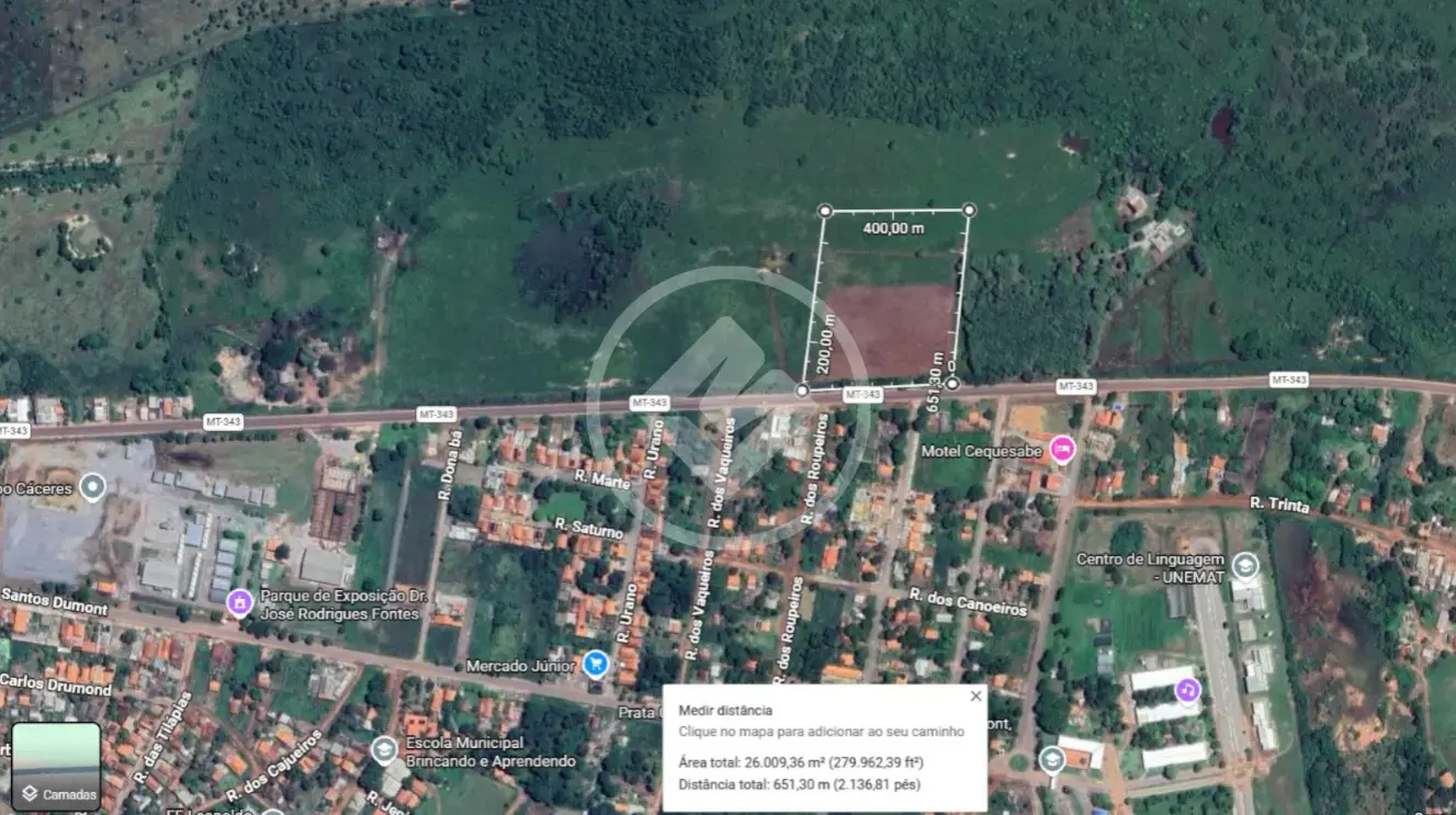 Imagem 1 - Terreno Comercial em Dner, Cáceres - MT