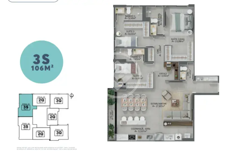 Imagem 2 - Apartamento em Vila São João, Goiânia - GO