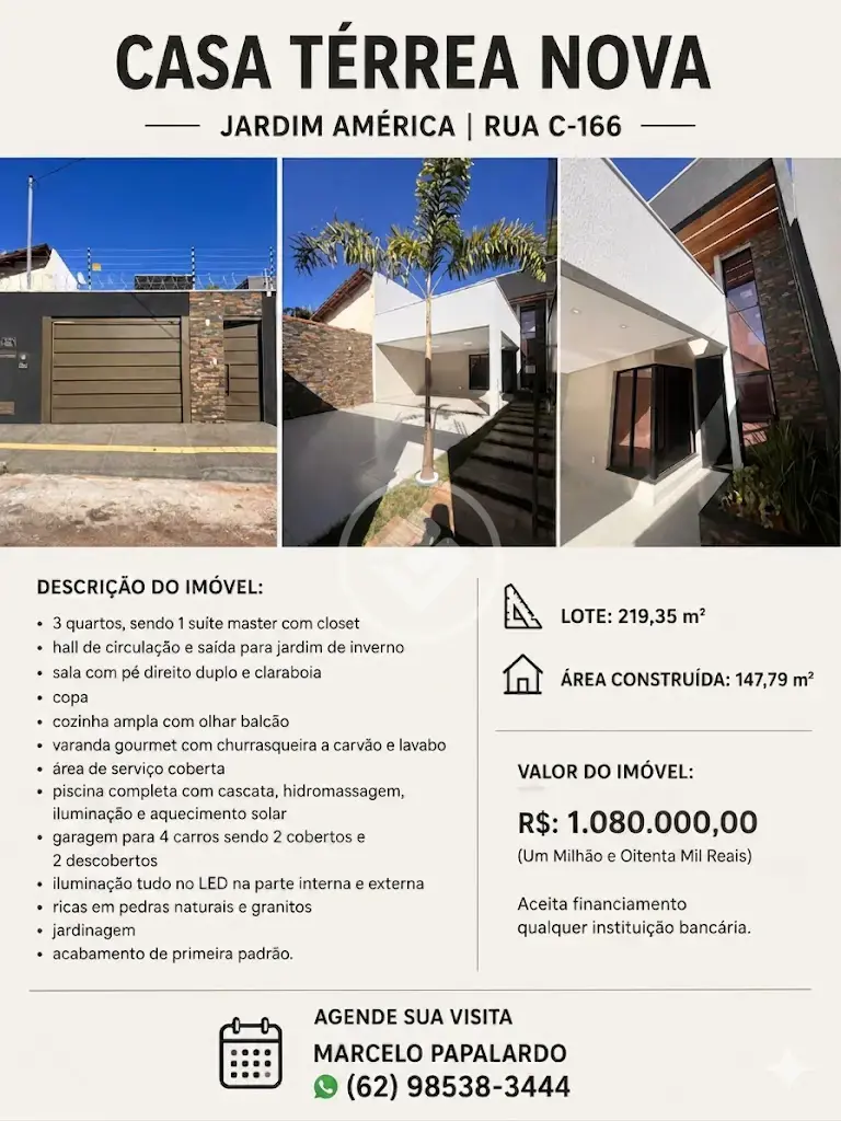 Imagem 1 - Casa em Jardim América, Goiânia - GO