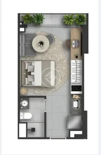 Imagem 1 - Loft / Studio em Setor Bueno, Goiânia - GO