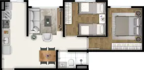 Imagem 4 - Apartamento em Setor Serra Dourada - 3ª Etapa, Aparecida de Goiânia - GO