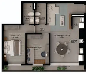 Imagem 5 - Apartamento em Jardim América, Goiânia - GO