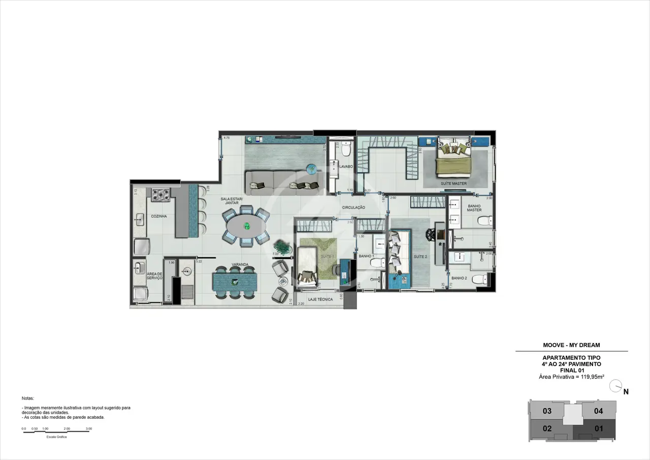 Imagem 6 - Apartamento em Setor Bueno, Goiânia - GO