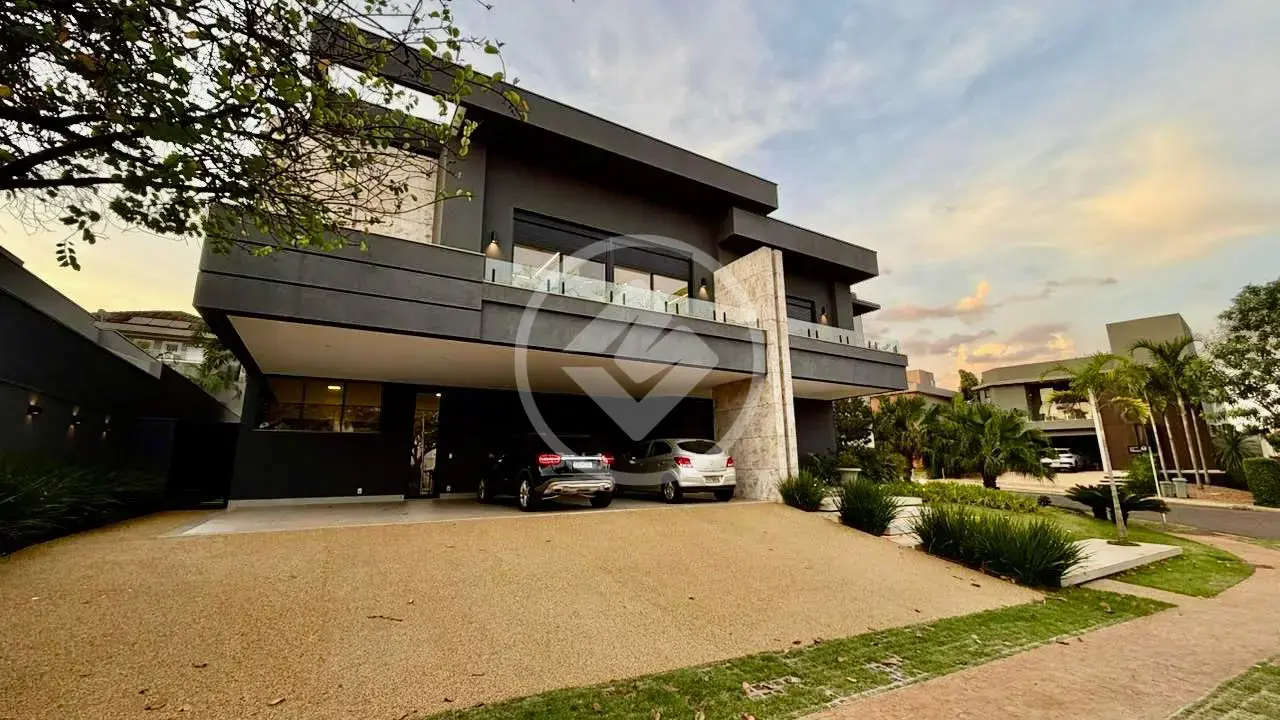 Imagem 1 - Casa Condomínio em Residencial e Empresarial Alphaville, Ribeirão Preto - SP