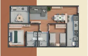 Imagem 3 - Apartamento em Loteamento Santa Marta, Ribeirão Preto - SP