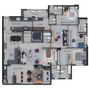 Imagem 5 - Apartamento em Jardim Ilhas do Sul, Ribeirão Preto - SP