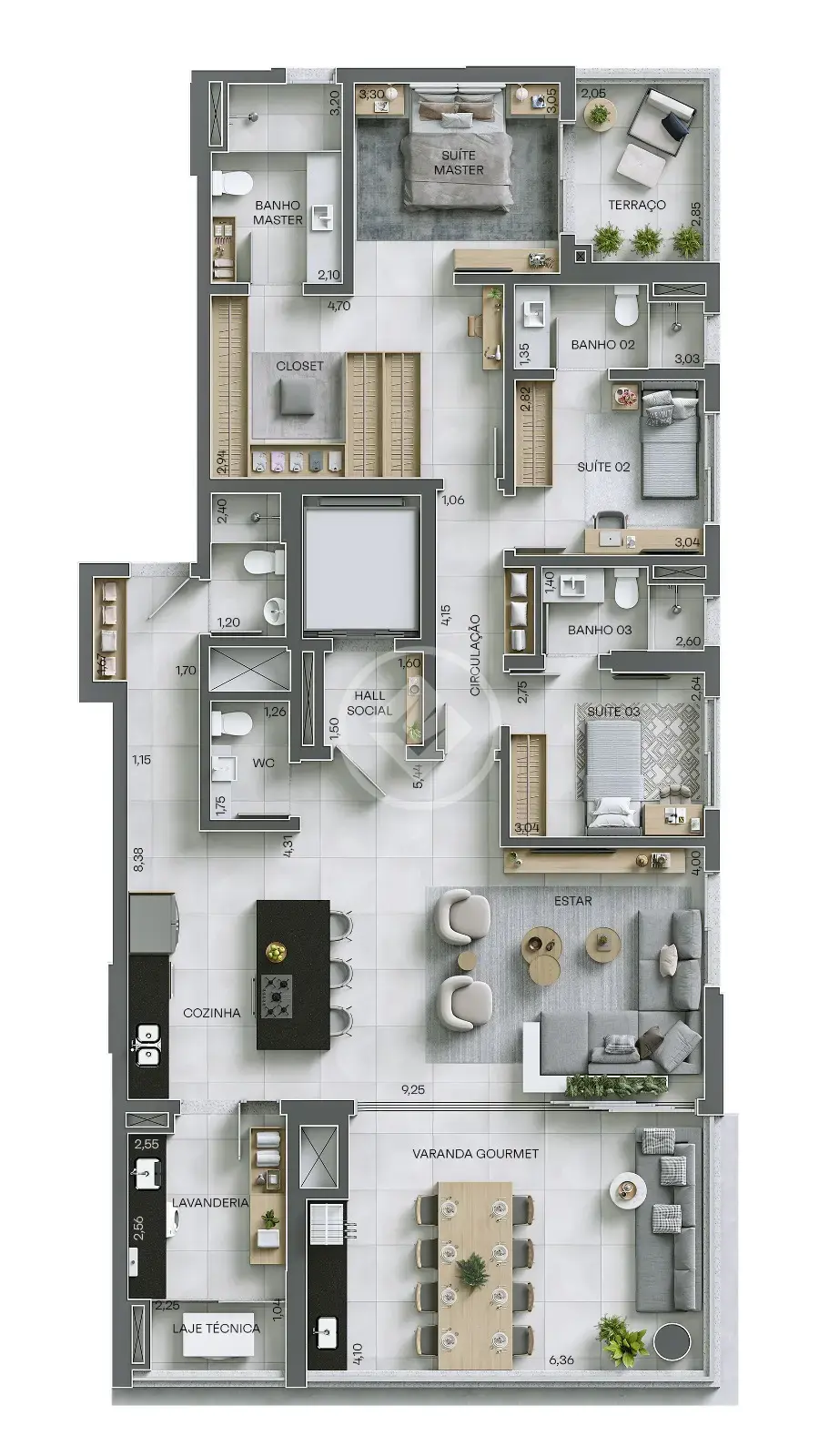 Imagem 1 - Apartamento em Jardim Ilhas do Sul, Ribeirão Preto - SP
