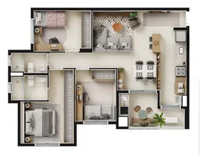 Apartamento Jardim Botânico, Ribeirão Preto - SP — foto 2