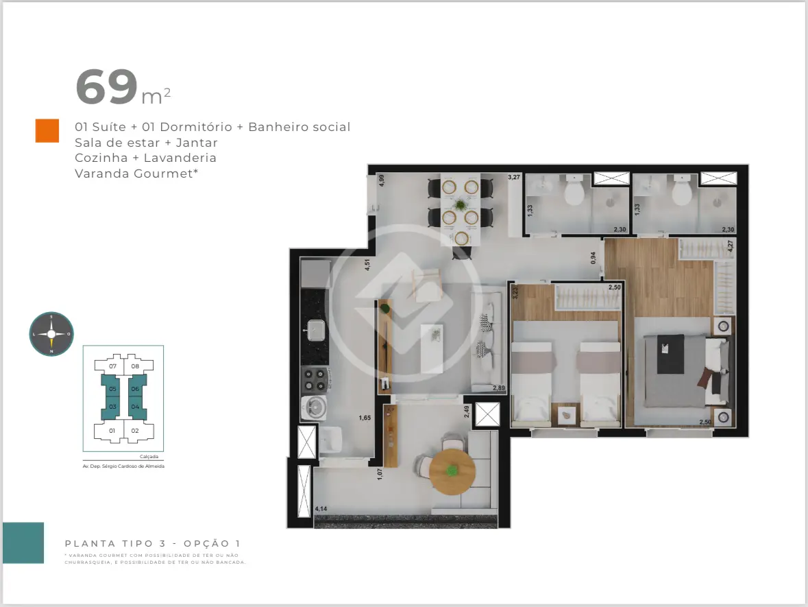 Imagem 4 - Apartamento em Jardim Olhos D'Água II, Ribeirão Preto - SP