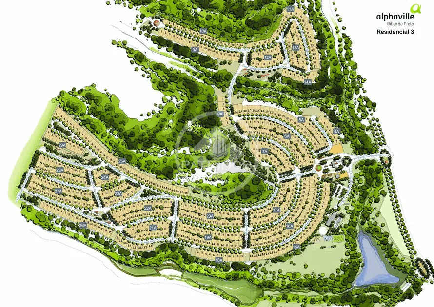 Terreno Condomínio Alphaville Ribeirão, Ribeirão Preto - SP — foto 1