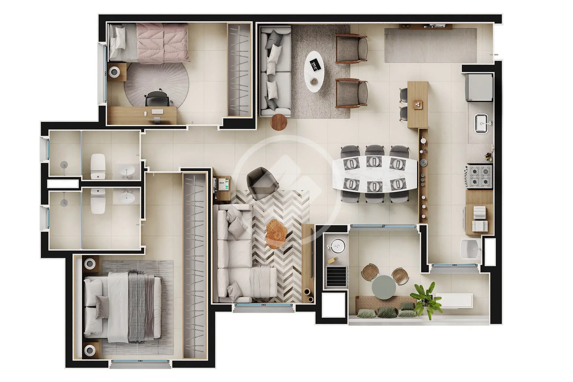 Image 13 - Apartamento em Alamedas do Botânico, Ribeirão Preto - SP
