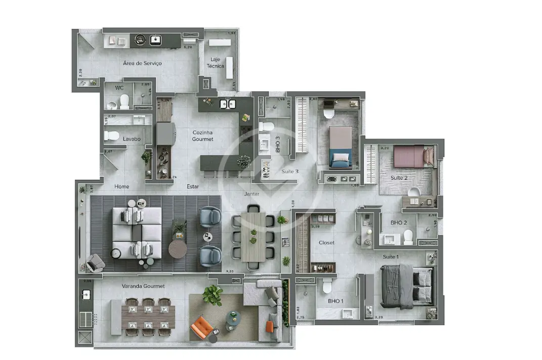 Imagem 2 - Apartamento em Jardim Villarica, Ribeirão Preto - SP
