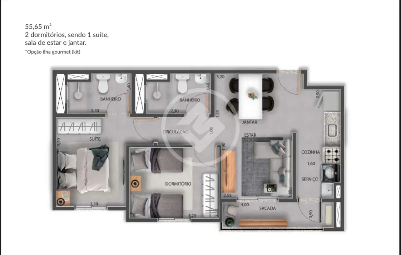 Image 5 - Apartamento em Bonfim Paulista, Ribeirão Preto - SP
