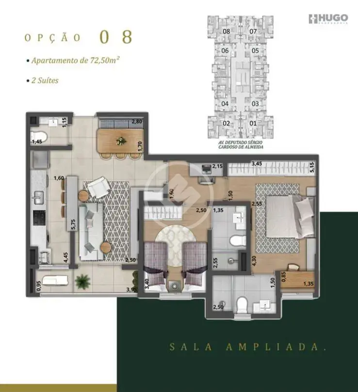 Imagem 1 - Apartamento em Jardim Olhos D'Água II, Ribeirão Preto - SP