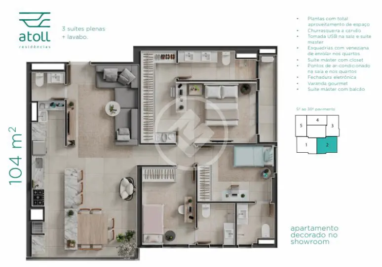 Imagem 2 - Apartamento em Setor Marista, Goiânia - GO