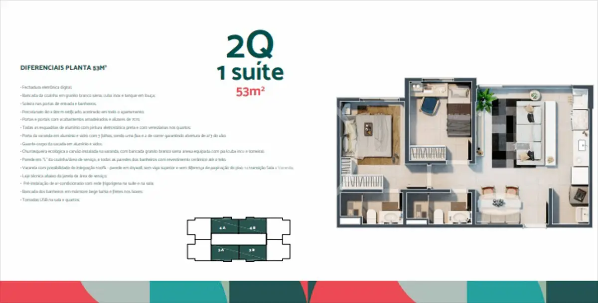 Imagem 1 - Apartamento em Vila Rosa, Goiânia - GO