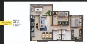 Apartamento Bairro Residencial Interlagos, Rio Verde - GO — foto 2