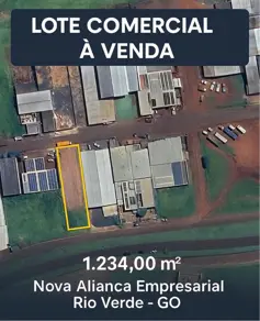 Terreno Comercial Cidade Empresarial Nova Aliança 2, Rio Verde - GO — foto 1