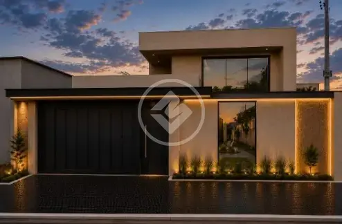 Imagem 1 - Casa em Residencial Solar dos Ataídes 1ª Etapa, Rio Verde - GO