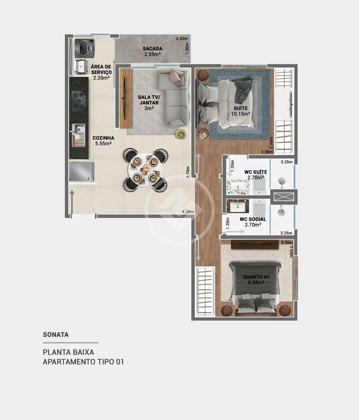 Image 2 - Apartamento em Jardim Europa, Rio Verde - GO
