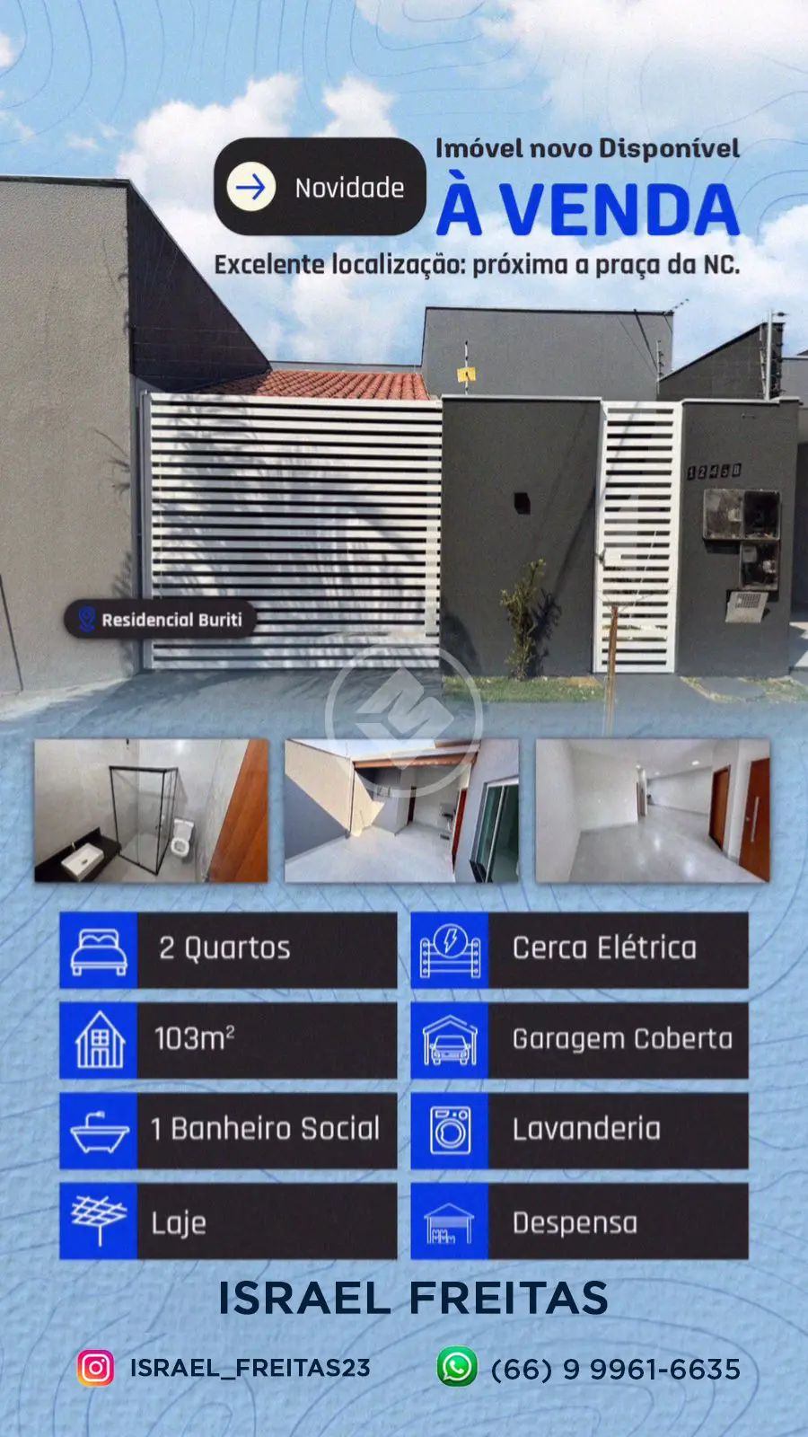 Imagem 1 - Casa em Parque Residencial Buriti, Rondonópolis - MT