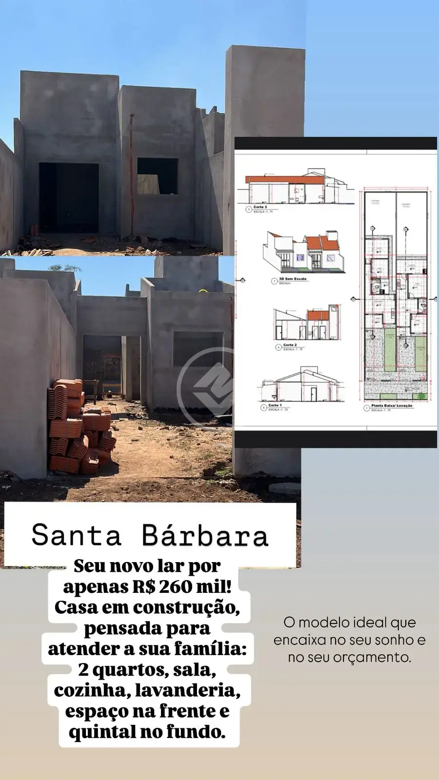 Imagem 1 - Casa em Jardim Santa Bárbara, Rondonópolis - MT