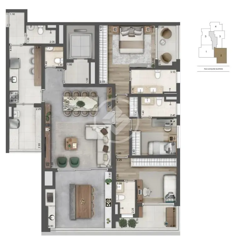Apartamento Jardim das Acácias, São Paulo - SP — foto 2