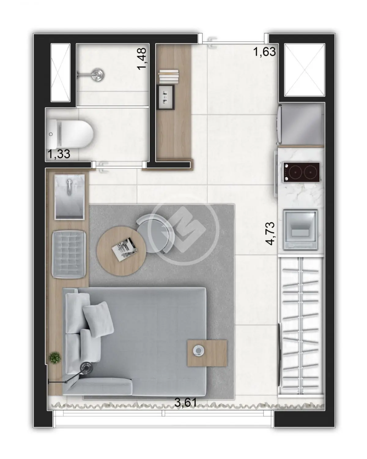 Imagem 4 - Loft / Studio em MOEMA, São Paulo - SP