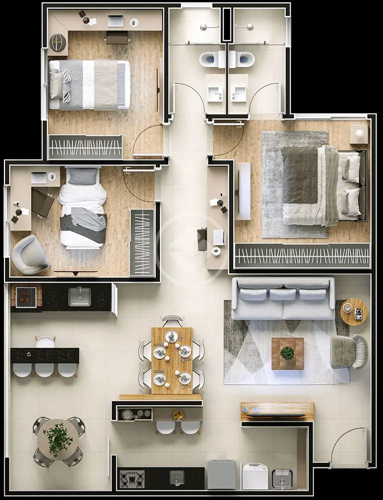 Apartamento Osvaldo Rezende, Uberlândia - MG — foto 1