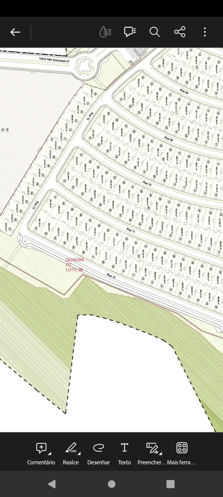 Terreno Condomínio Granja Marileusa, Uberlândia - MG — foto 1